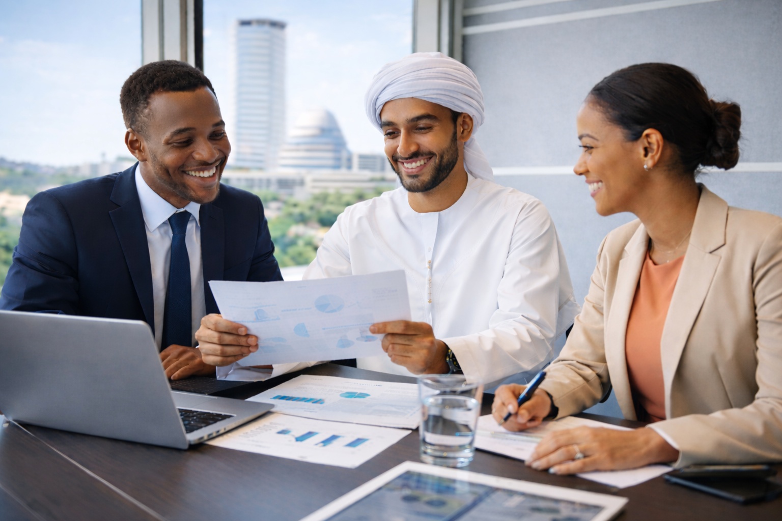 Modern warehouse with organized inventory and professional logistics operations